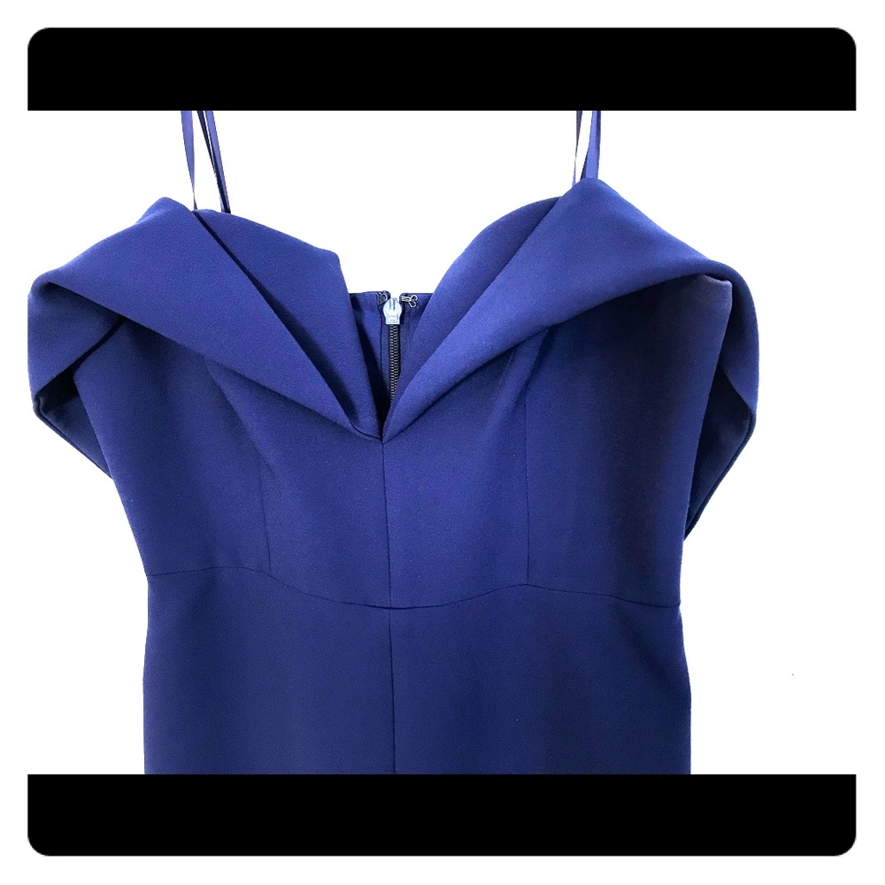 BCBG AMALIE off the shoulder gown